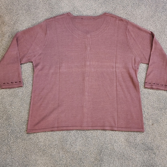 VTG Field Manor Silk Blend Cardigan Size L Color lavender 💜 - Picture 12 of 15
